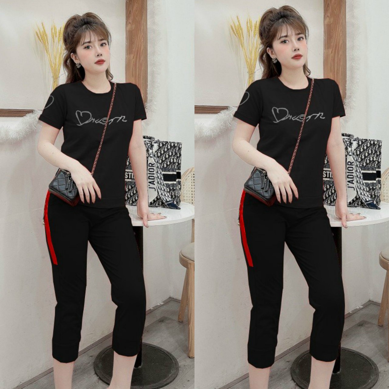 BỘ THỜI TRANG TIM THÊU - BTN418